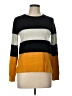 Hem & Thread Color Block Yellow Pullover Sweater Size L - photo 1