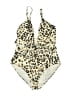 Aerie Animal Print Ivory One Piece Swimsuit Size L - photo 1