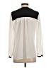Vince Camuto 100% Polyester Color Block Ivory Long Sleeve Blouse Size S - photo 2