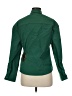 Naked Zebra 100% Polyester Green Long Sleeve Blouse Size M - photo 2