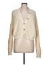 Line & Dot 100% Acrylic Ivory Cardigan Size L - photo 1