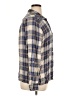 Charlotte Russe Plaid Blue Long Sleeve Button-Down Shirt Size XL - photo 4