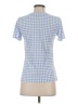 Ann Taylor Checkered-gingham Blue Short Sleeve Top Size S - photo 2
