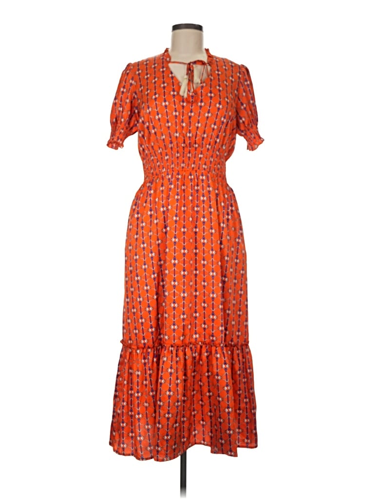 Pre-owned Thml Casual Dress In Orange