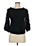 By Anthropologie Black 3/4 Sleeve Top Size M - photo 1