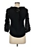 By Anthropologie Black 3/4 Sleeve Top Size M - photo 2