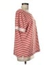 Lands' End Stripes Red Short Sleeve Top Size M - photo 4