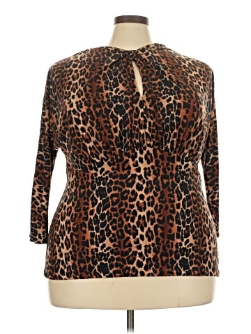 Laura Byrnes California 3/4 Sleeve Blouse (view 1)