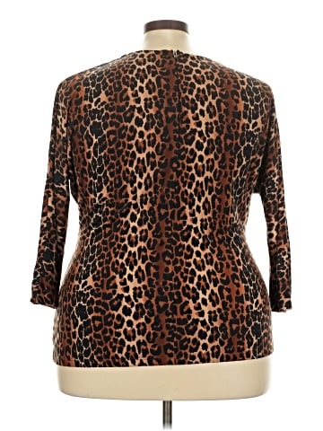 Laura Byrnes California 3/4 Sleeve Blouse (view 2)