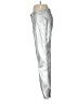 KANCAN JEANS 100% Polyurethane Metallic Silver Jeans Size 9 (petite) - photo 5