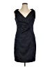 Connected Apparel Black Cocktail Dress Size 14 - photo 1