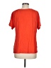 Talbots 100% Cotton Orange Short Sleeve Top Size M - photo 2