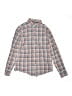 Johnnie-O 100% Cotton Checkered-gingham Tan Long Sleeve Button-Down Shirt Size 14 - photo 1