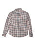 Johnnie-O 100% Cotton Checkered-gingham Tan Long Sleeve Button-Down Shirt Size 14 - photo 2