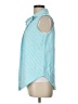 Collections etc. 100% Cotton Blue Sleeveless Button-Down Shirt Size L - photo 5