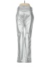 KANCAN JEANS 100% Polyurethane Metallic Silver Jeans Size 9 (petite) - photo 2