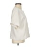 J.Crew 100% Polyester Ivory Short Sleeve Blouse Size 4 - photo 4