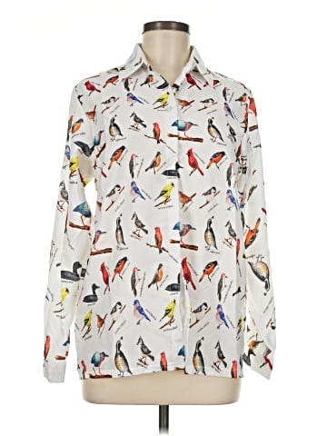 Unbranded Long Sleeve Button-Down Shirt (view 1)