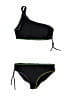 Assorted Brands Graphic Black Two Piece Swimsuit Size 14 - photo 1
