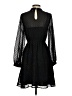 ModCloth 100% Polyester Polka Dots Black Cocktail Dress Size S - photo 2