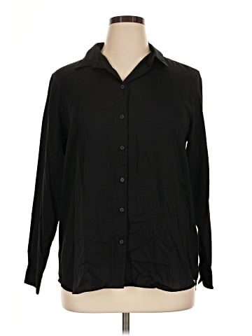 Uniqlo Long Sleeve Button-Down Shirt (view 1)
