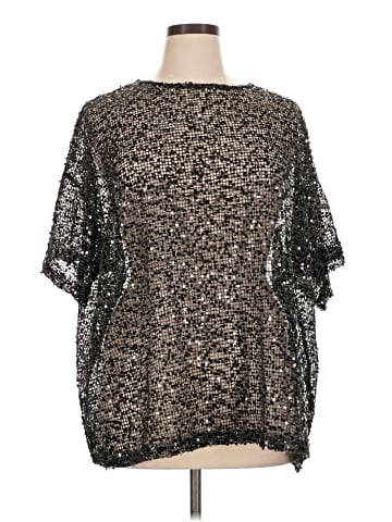 billy j Short Sleeve Blouse (view 1)