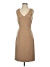 Centre Ville Solid Tan Casual Dress Size S - photo 1