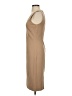 Centre Ville Solid Tan Casual Dress Size S - photo 5