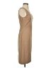 Centre Ville Solid Tan Casual Dress Size S - photo 4