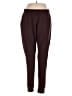Kensie Solid Burgundy Track Pants Size XL - photo 1