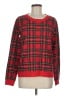 J.Crew Factory Store Plaid Red Pullover Sweater Size M - photo 1