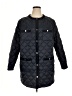 J.Jill 100% Nylon Argyle Black Coat Size XL - photo 1