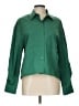 Naked Zebra 100% Polyester Green Long Sleeve Blouse Size L - photo 1
