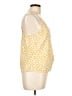 Blu Pepper 100% Polyester Yellow Sleeveless Blouse Size L - photo 4