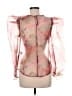 Shein Pink 3/4 Sleeve Blouse Size 6 - photo 2