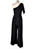 BHLDN 100% Polyester Solid Black Jumpsuit Size 12 - photo 2