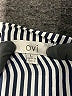 OVI 100% Polyester Stripes Silver Long Sleeve Blouse Size L - photo 7