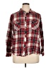 Joe Boxer 100% Cotton Plaid Red Long Sleeve Button-Down Shirt Size 1X - photo 1