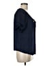 Joie Blue Short Sleeve Blouse Size M - photo 4