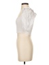Zara Ivory Short Sleeve Top Size S - photo 5