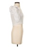 Zara Ivory Short Sleeve Top Size S - photo 4