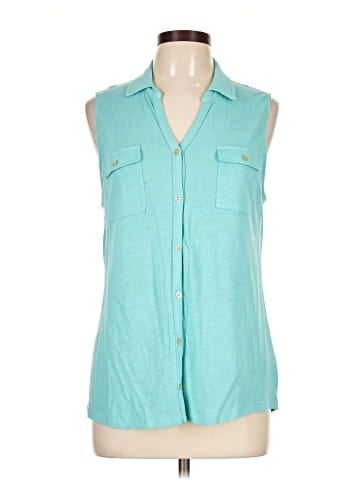 Talbots Sleeveless Button-Down Shirt (view 1)