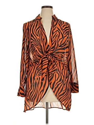 Bar III Long Sleeve Blouse (view 1)