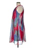 Robbie Bee 100% Polyester Tie-dye Red Cocktail Dress Size L - photo 5