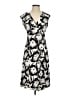 Chaps Print Black Casual Dress Size S - photo 1
