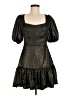 Rachel Parcell 100% Polyester Metallic Black Cocktail Dress Size 6 - photo 1