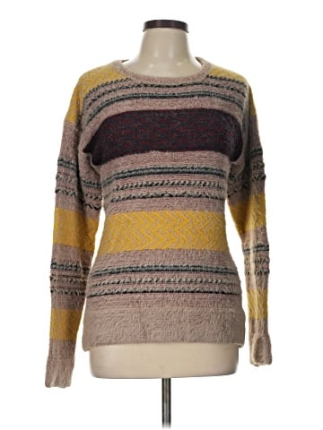 Hem & Thread Pullover Sweater (view 1)