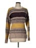 Hem & Thread 100% Acrylic Stripes Brown Pullover Sweater Size L - photo 1