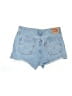 Levi's 100% Cotton Blue Denim Shorts Size 31 waist - photo 2