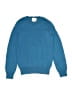 Crewcuts Outlet 100% Cotton Solid Blue Pullover Sweater Size 8 - photo 1